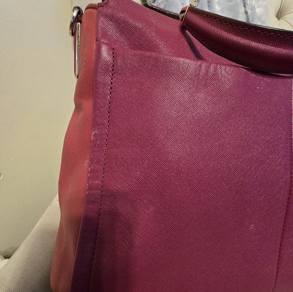 COACH MADISON SADIE FLAP SATCHEL IN SPECTATOR SAFFIANO LEATHER. NO STRAP - Picture 5 of 11